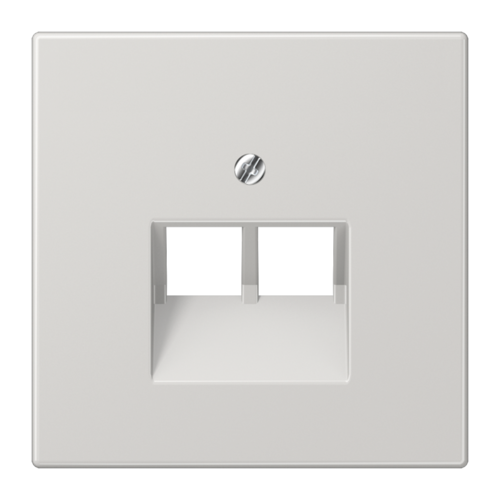 Накладка на розетку информационную JUNG LS 990, светло-серый