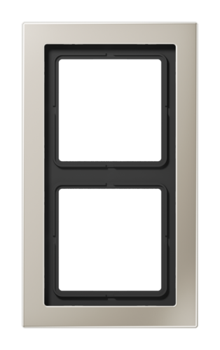 Рамка 2 поста JUNG LS DESIGN, нержавеющая сталь
