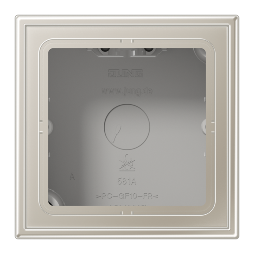 LSmetal Коробка 1-ная для накладного монтажа, стальн.