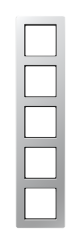 Рамка 5 постов JUNG AFLOW, алюминий