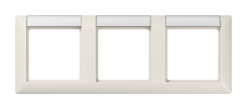 Рамка 3 поста JUNG AS 500, горизонтальная, слоновая кость