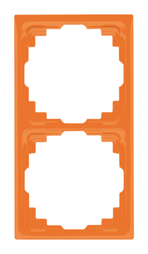 Рамка 2 поста JUNG CD 500, оранжевый