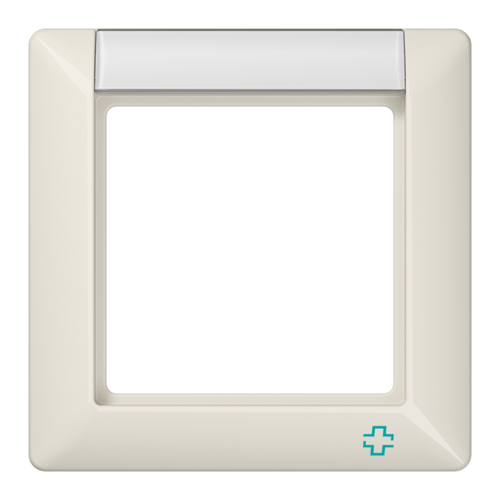 Рамка 1 пост JUNG AS 500, слоновая кость