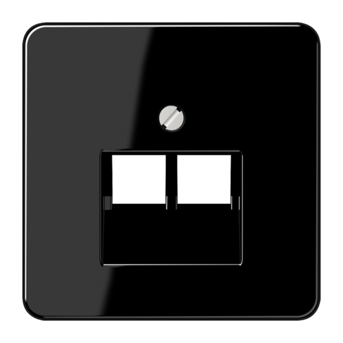 Накладка на розетку информационную JUNG CD 500, черный