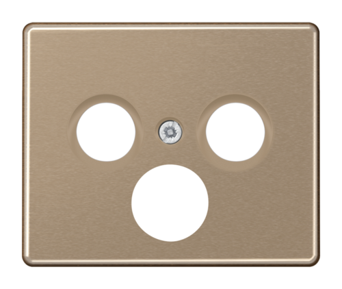 Накладка на розетку телевизионную JUNG SL 500, бронзовый