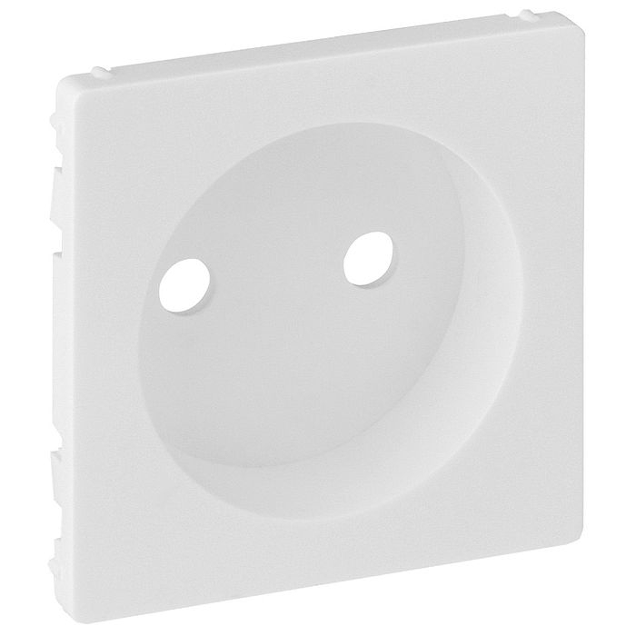 Накладка на розетку JUNG A 500, со шторками, с крышкой, белый
