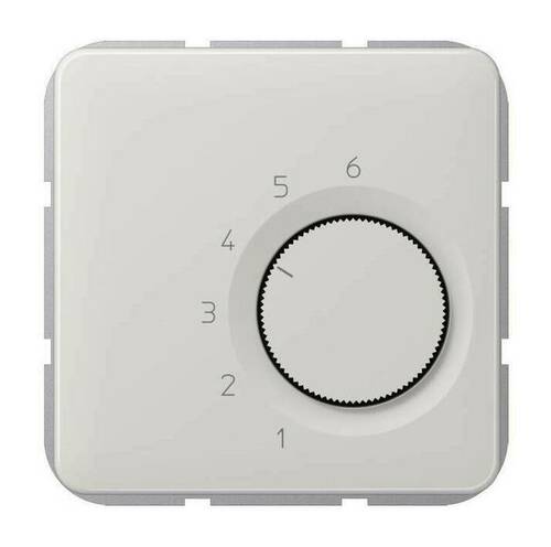 Терморегулятор Jung, механический, светло-серый, TRCD246LG