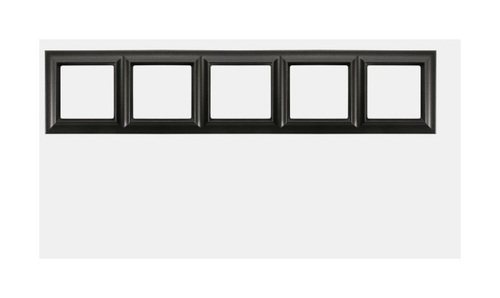 Рамка 5-постов; Eco Profi  Standart; термопласт; антрацит
