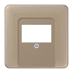 Накладка на аудиорозетку JUNG CD 500, бронзовый