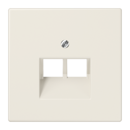 Накладка на розетку информационную JUNG LS 990, бежевый