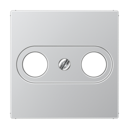 Накладка на розетку телевизионную JUNG А-СЕРИЯ, алюминий