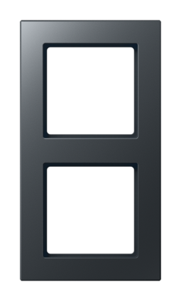 Рамка 2 поста JUNG A CREATION, антрацит матовый