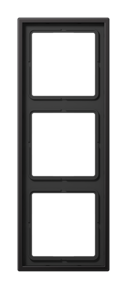 Рамка 3 поста JUNG LS METAL, темный алюминий