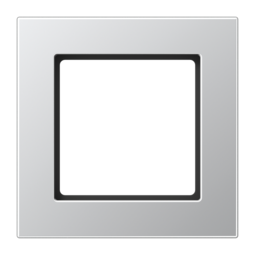 Рамка 1 пост JUNG A 550, алюминий