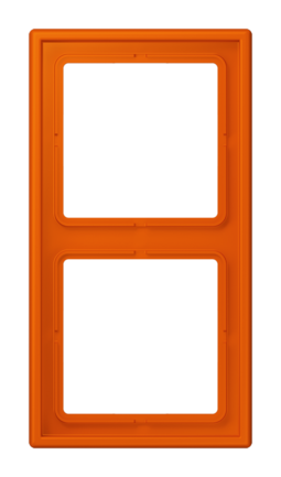 Рамка 2 поста JUNG LS 990, orange vif