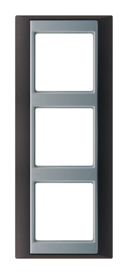 Рамка 3 поста JUNG A PLUS, антрацит