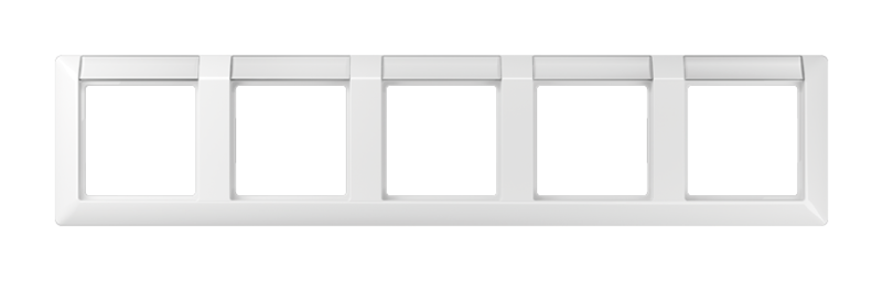 Рамка 5 постов JUNG AS 500, горизонтальная, белый