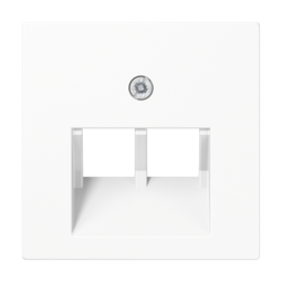 Накладка на розетку информационную JUNG AS 500, белый