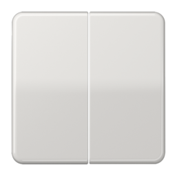 Клавиша двойная JUNG CD 500, светло-серый