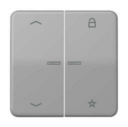 Накладка на жалюзийный выключатель Jung, серый, CD1701PGR