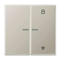 Накладка на жалюзийный выключатель Jung LS METAL, стальной, ES1701