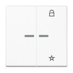 Накладка на жалюзийный выключатель Jung А-СЕРИЯ, белый, A1701BFWW