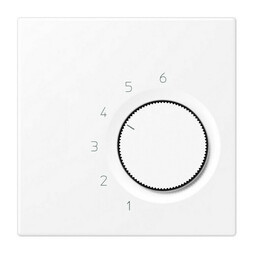 Терморегулятор Jung LS 990, механический, белый матовый, TRLS236WWM